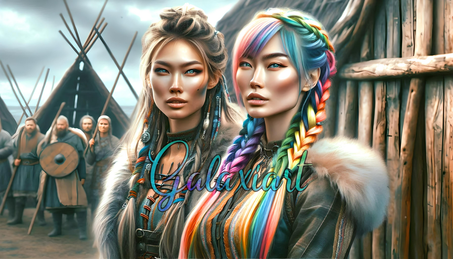 Vikings, sœurs de la tempête arc-en-ciel
