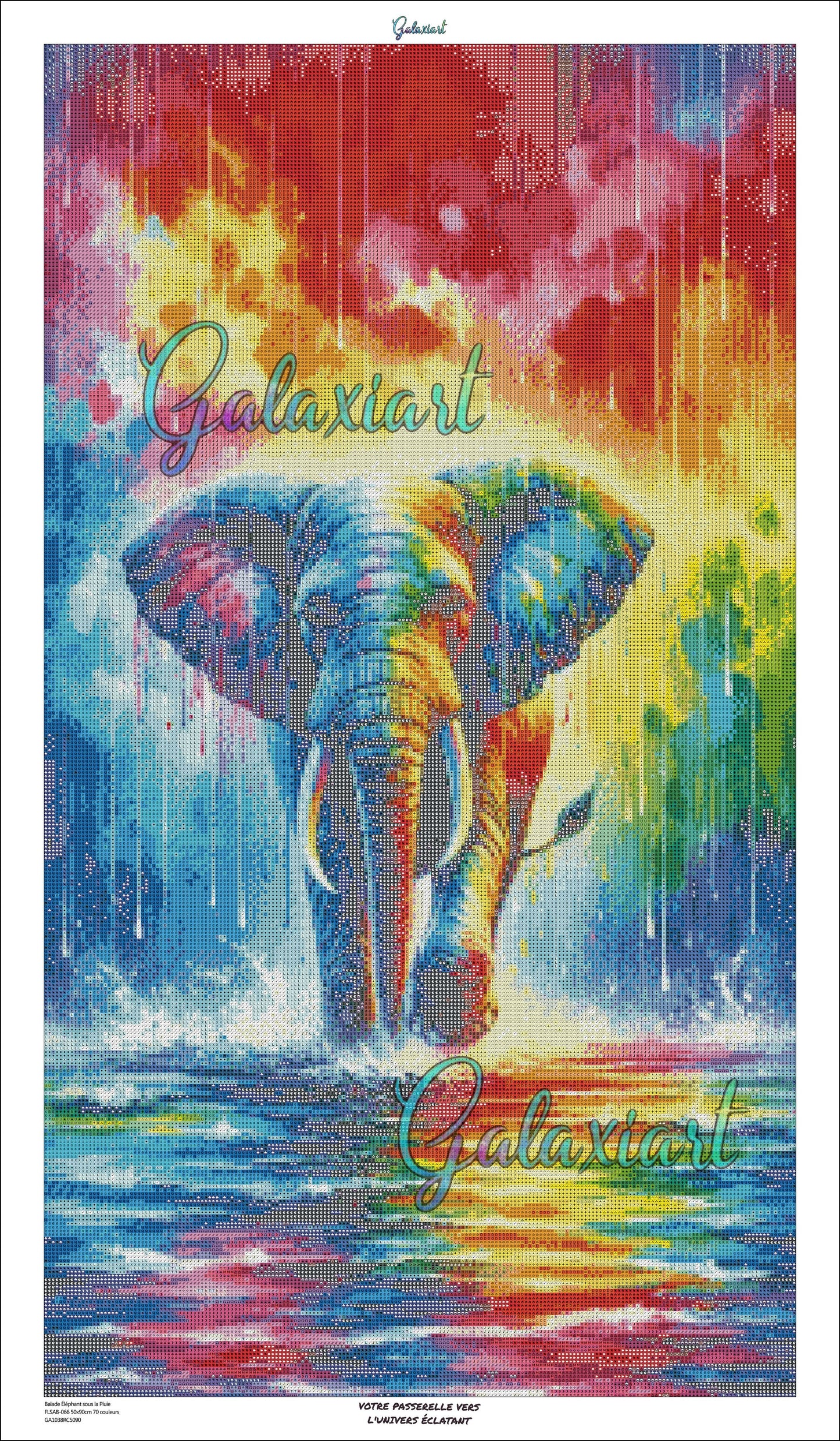 Balade Éléphant sous la Pluie