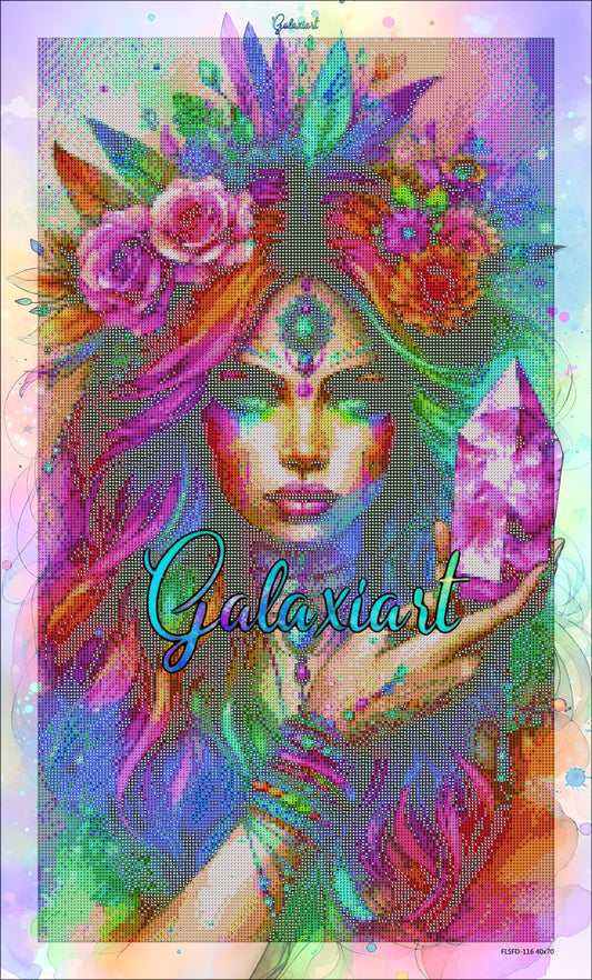 Rowan Le Souffle du Quartz | Énergie Féminine & Beauté Mystique | Galaxiart