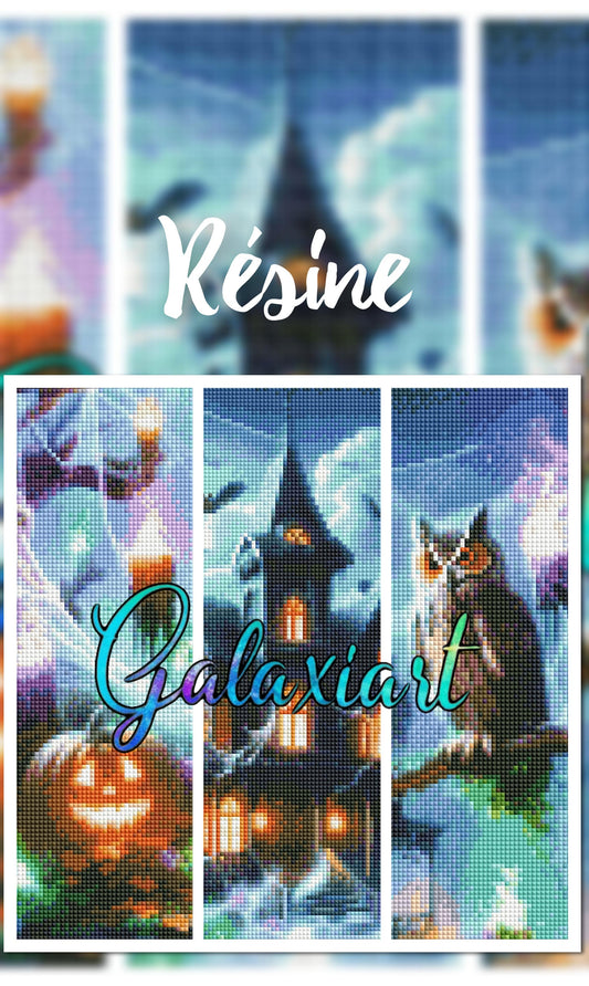 Le Manoir Hanté de Salem 🎃🦉| Diamond Painting Premium Galaxiart