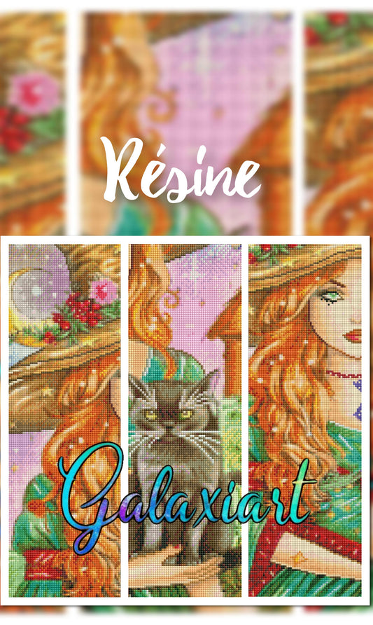 Sarah et Thackery Binx – Les Secrets de Salem | Diamond Painting Premium Galaxiart