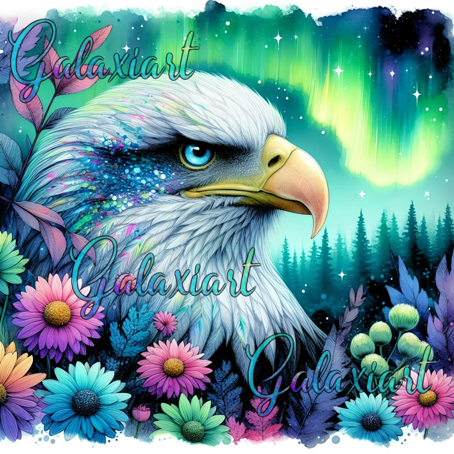 L’Aigle Majestueux sous les Lumières de l’Aurore