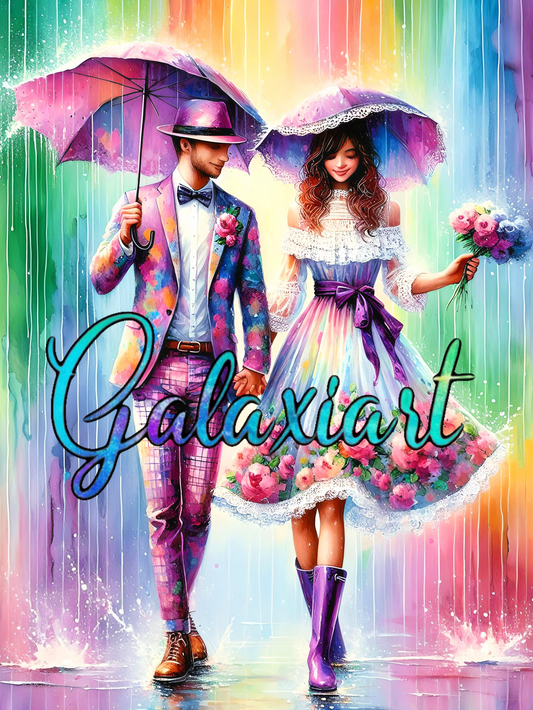 Pluie d'Amour sous l'Arc-en-Ciel