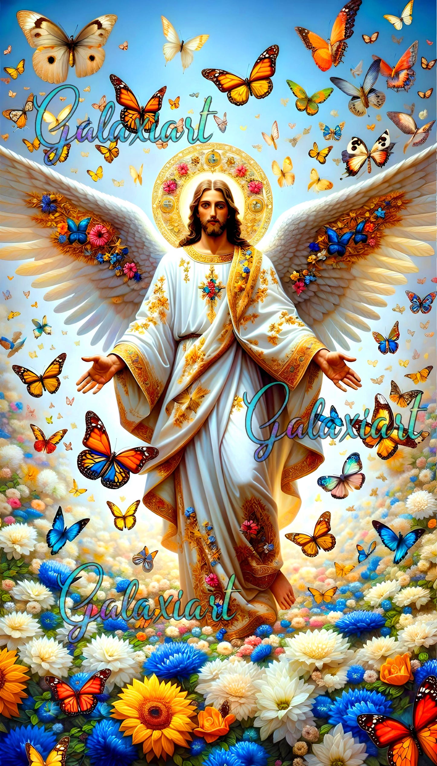 Symphonie Printanière Jésus et Papillons