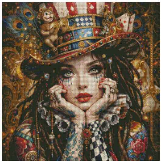 🪐La Rêveuse du Chapiteau Interdit | Diamond Painting Premium Galaxiart