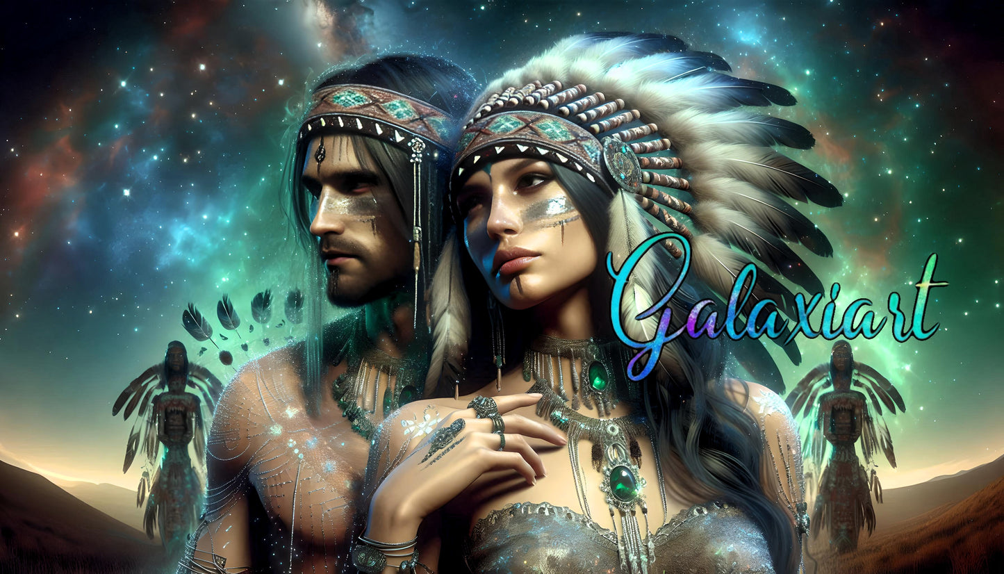 Amour Éternel dans l'Univers Mystique