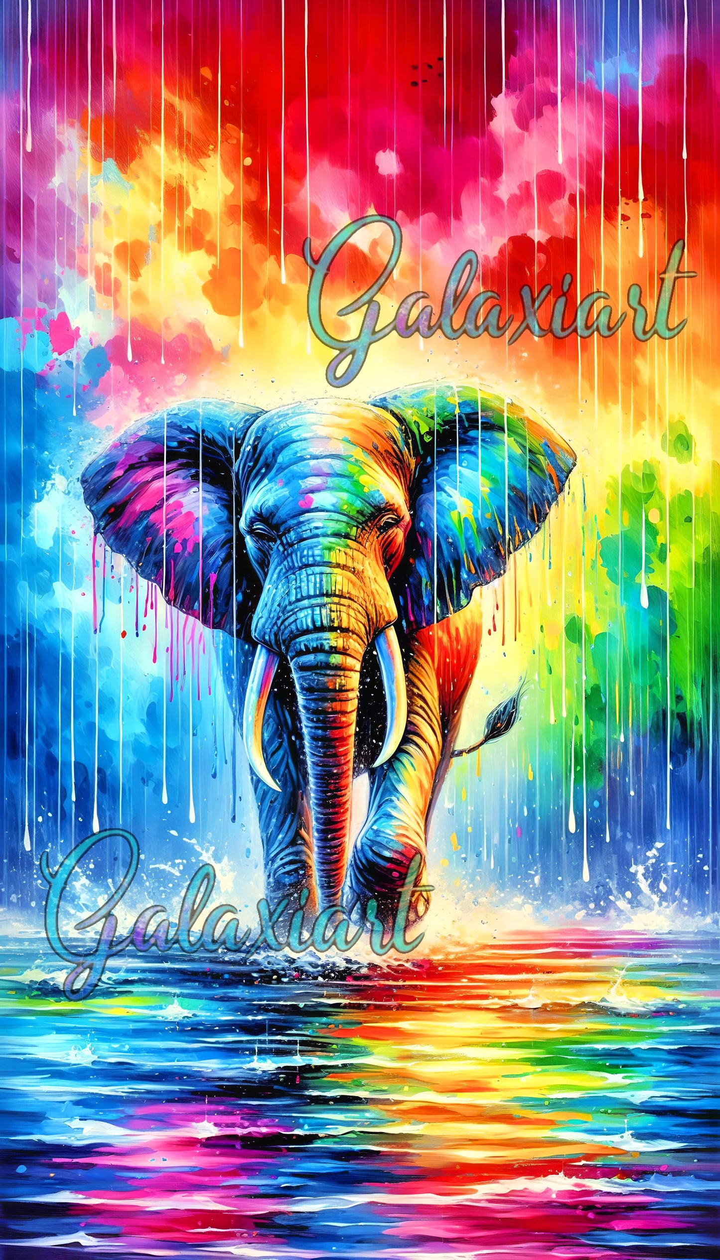 Balade Éléphant sous la Pluie
