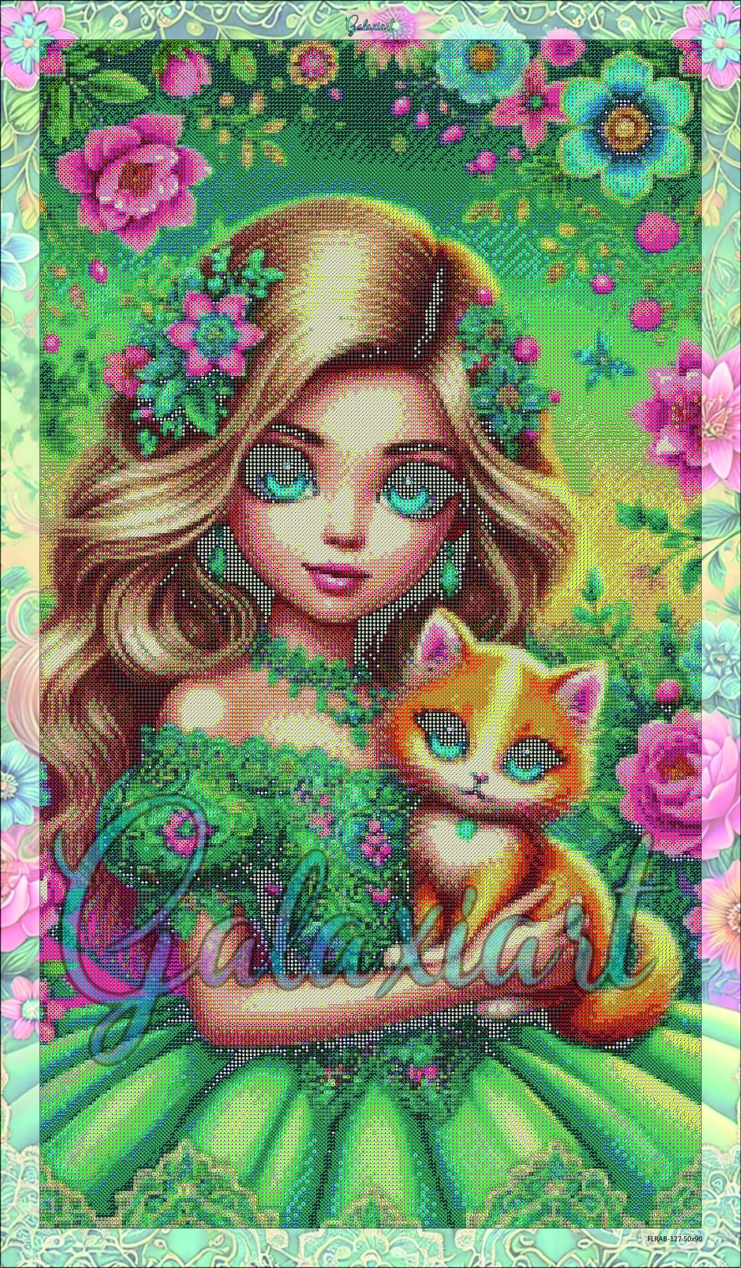 Chat et Élina, les Gardiens de l’Éclat Fleuri 🌸🐱✨