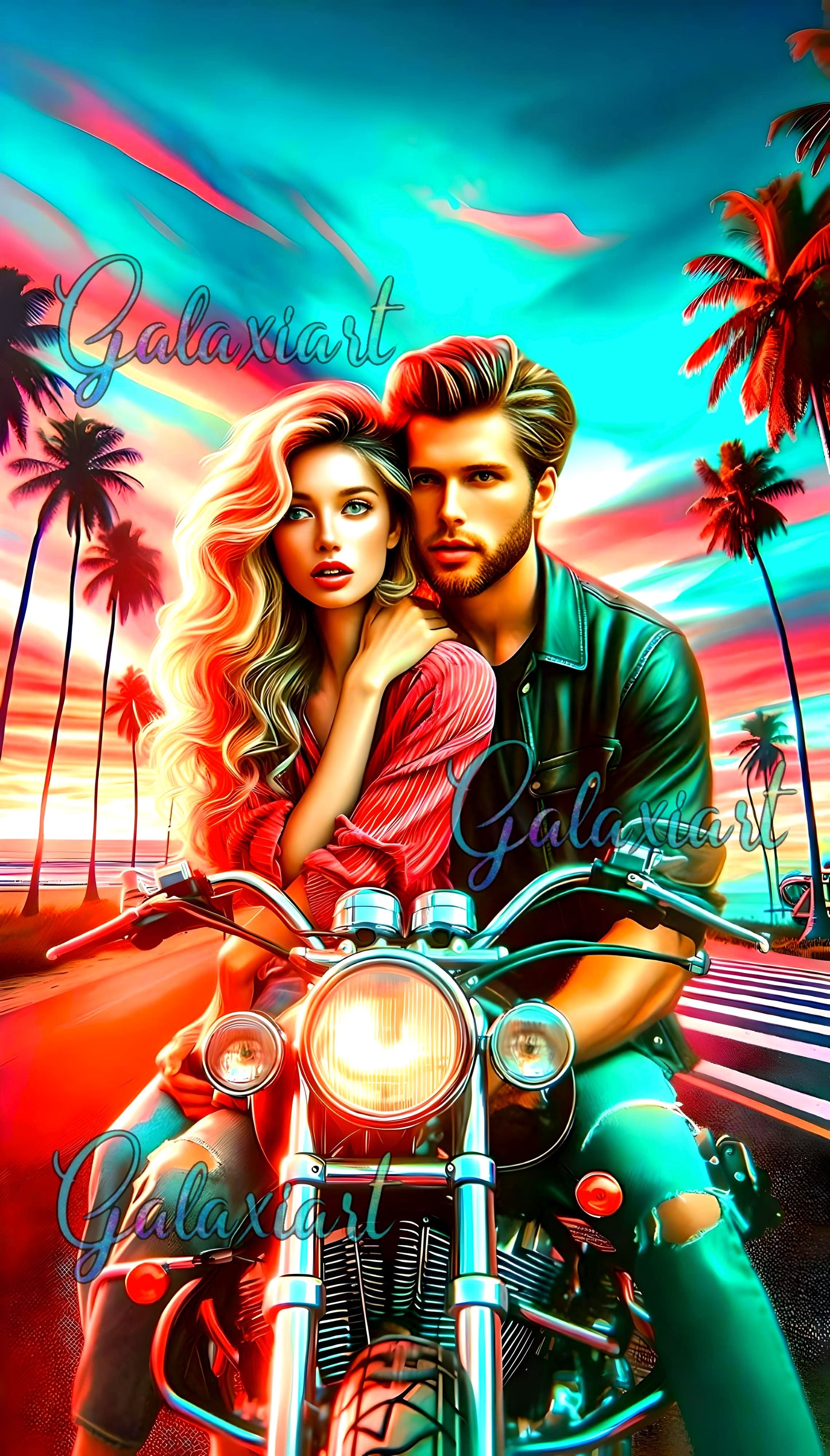 Évasion Romantique à Miami en Harley