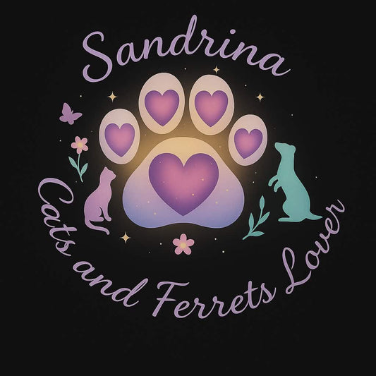 Sorcière Enchantée & Son Furet – Douce Magie Nocturne | Diamond Painting Premium Galaxiart - Collection Signature