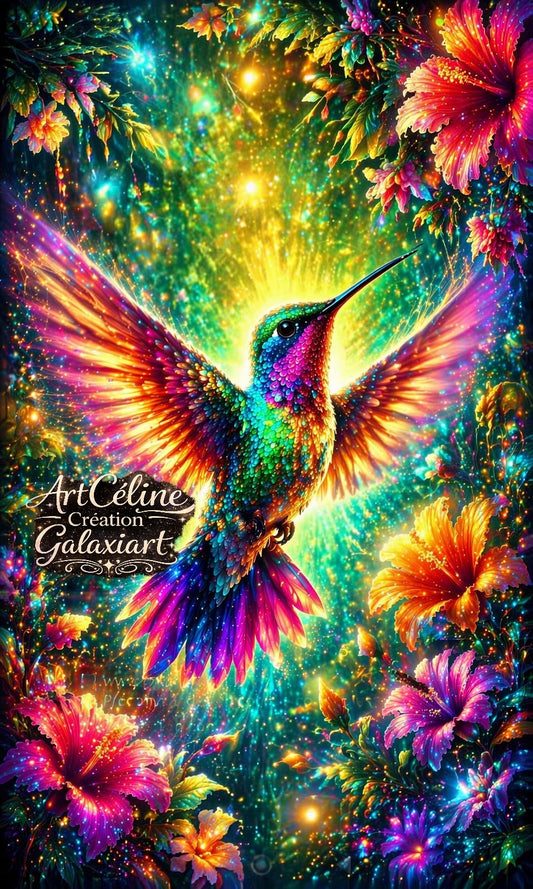 🪐 Collection Harmonie Florale – Brise Céleste | Diamond Painting Premium Galaxiart