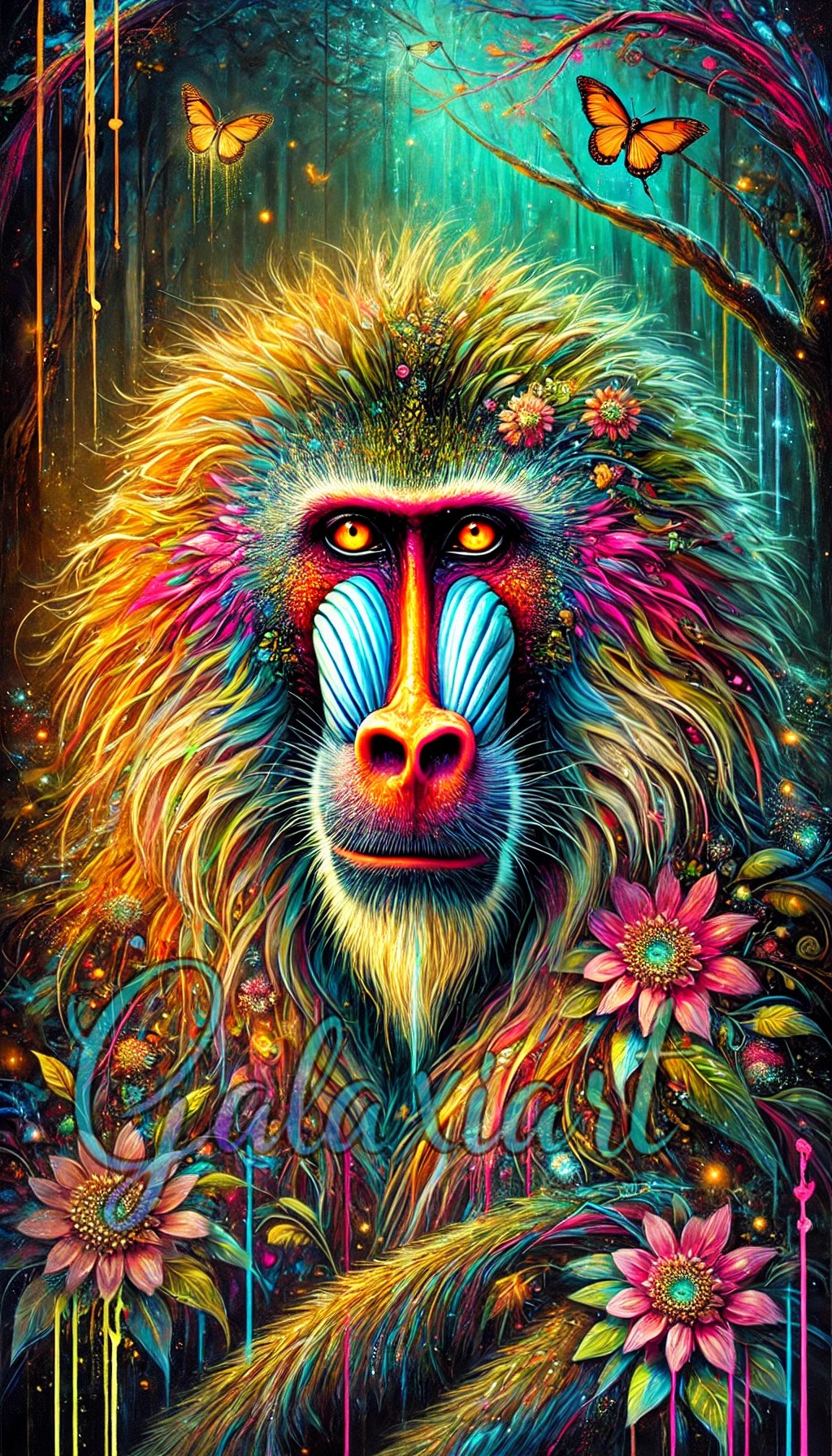 Mandrill Harmonie Florale