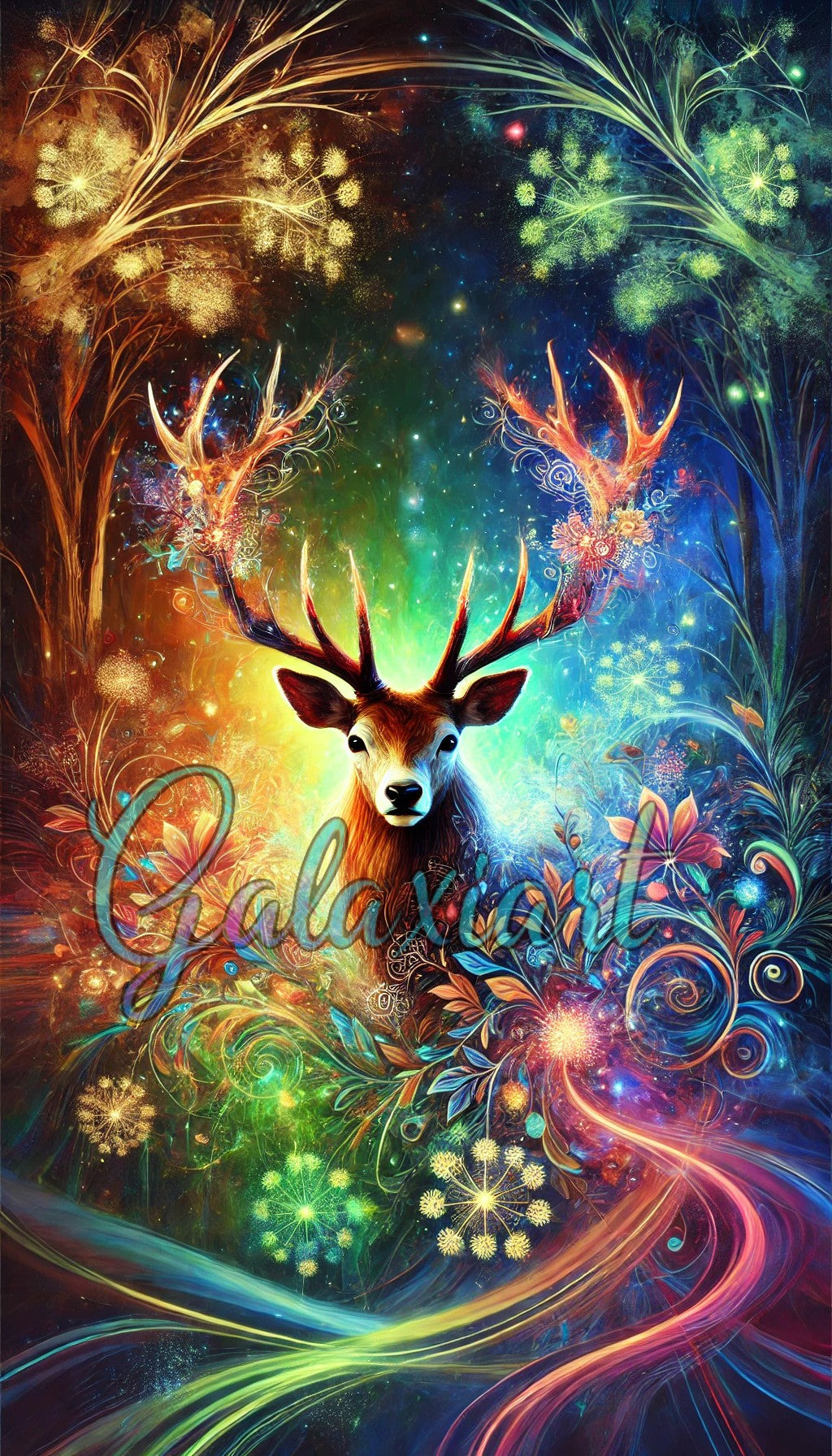 Cerf Harmonie Florale