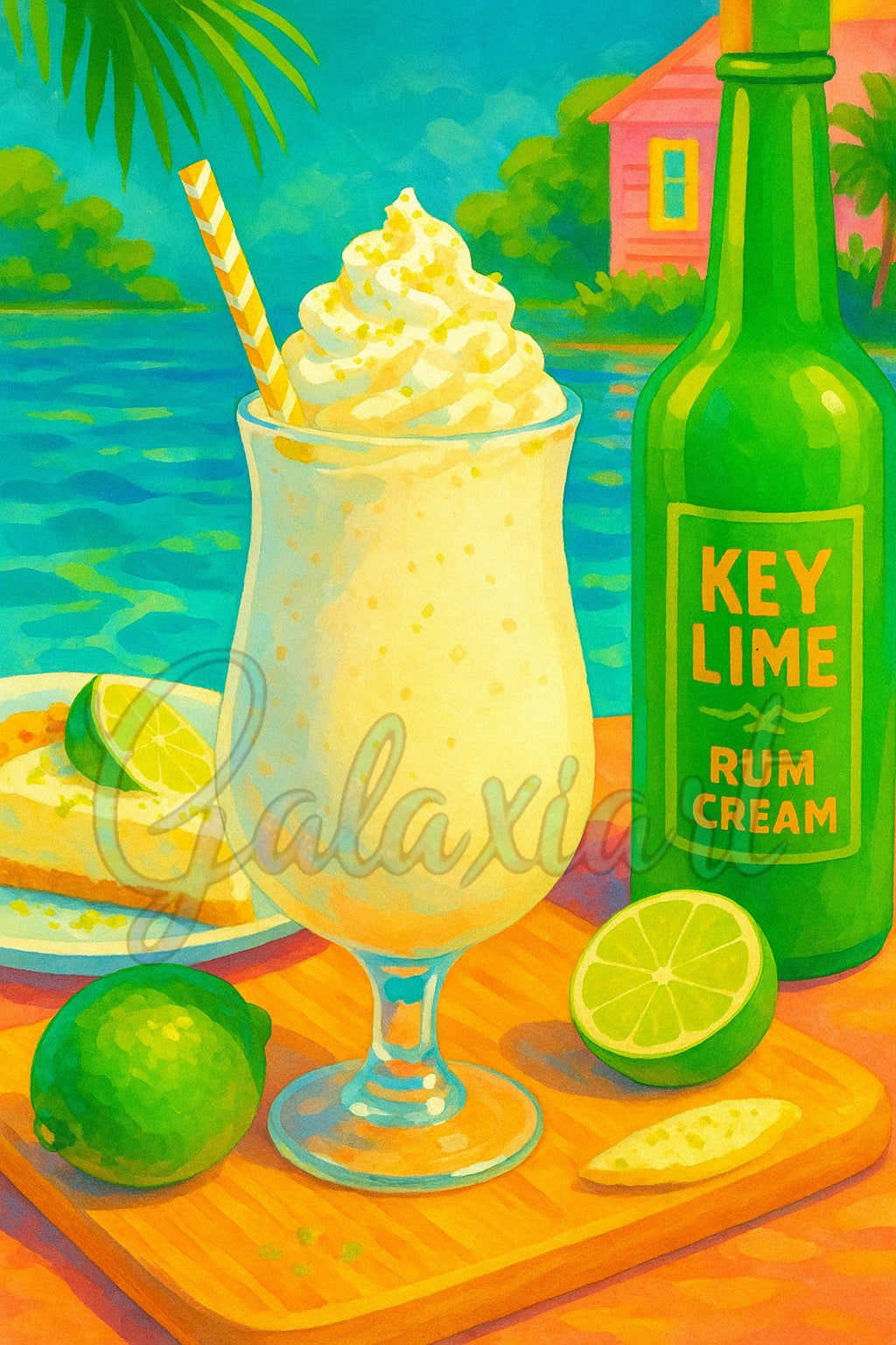 Milkshake au rhum et citron vert à Key West