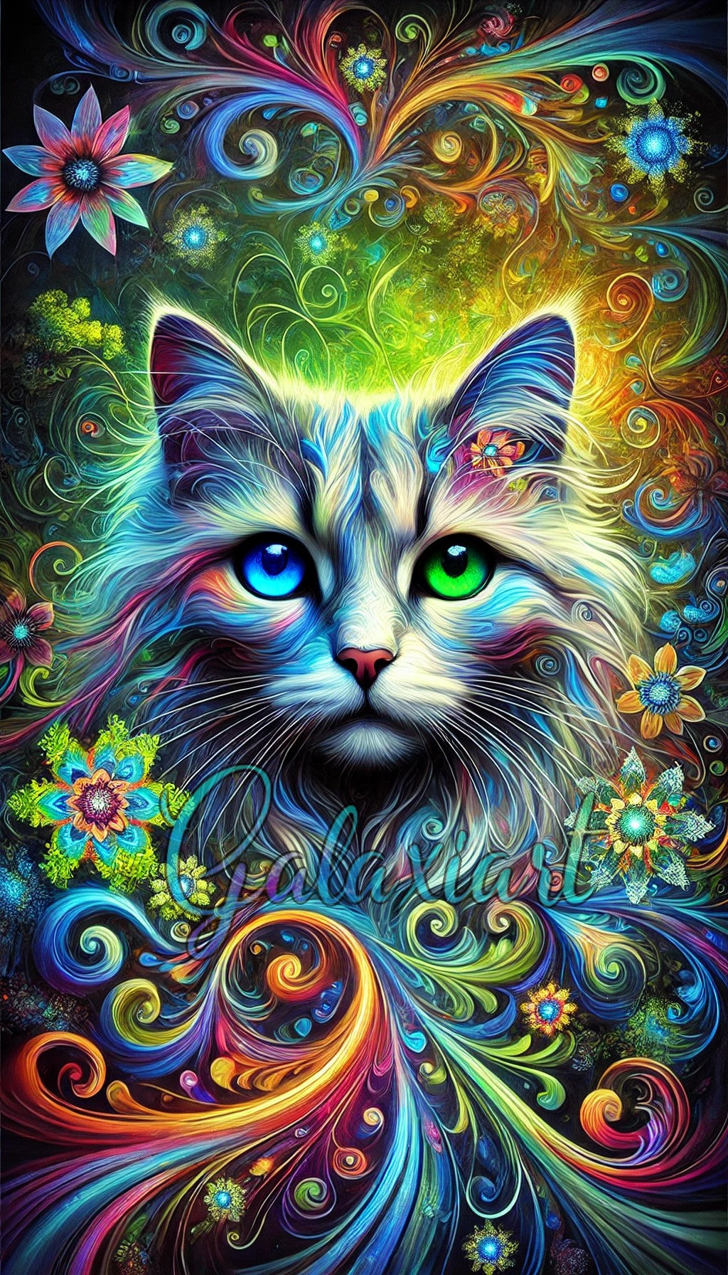 Chat Harmonie Florale