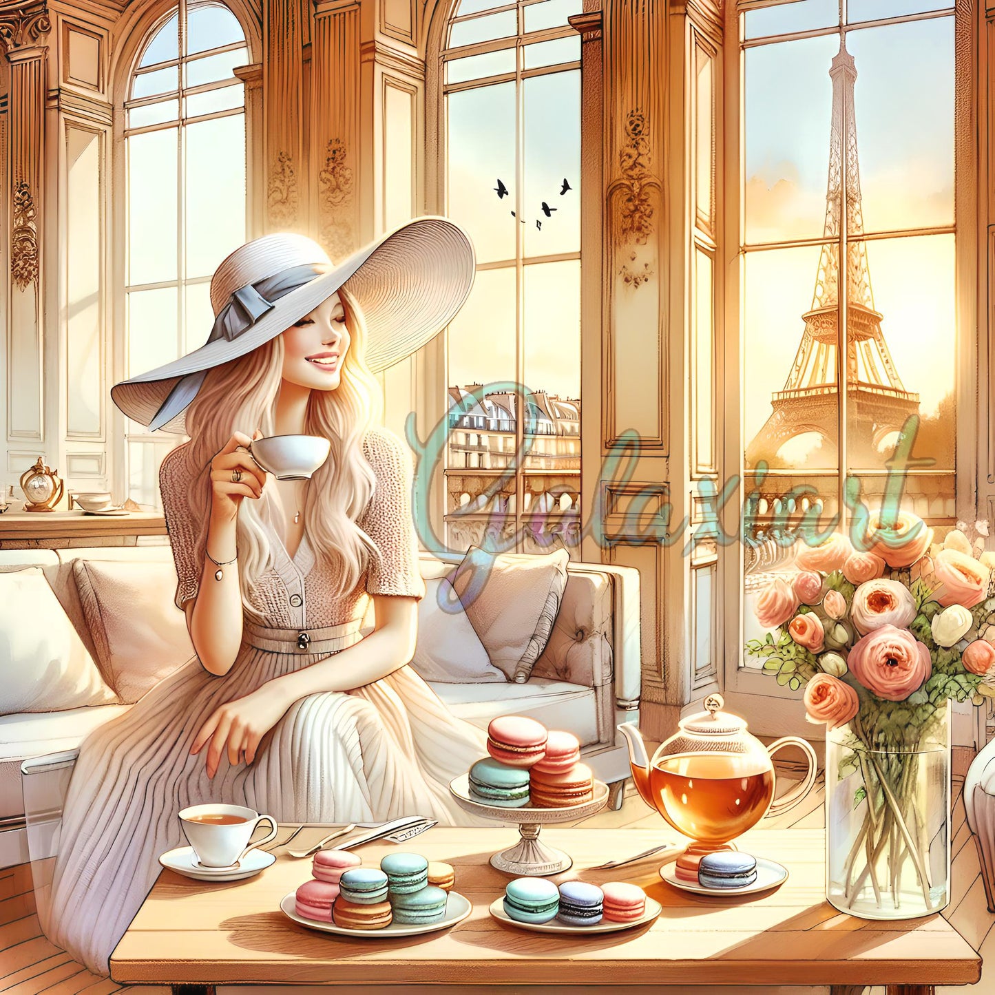 Élégance à la Française, un Matin à Paris