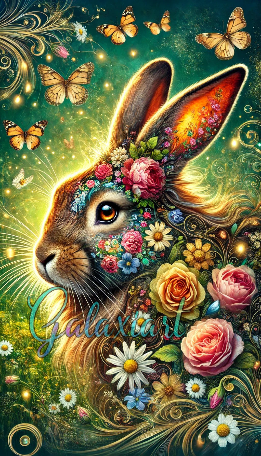 Lapin Harmonie Florale