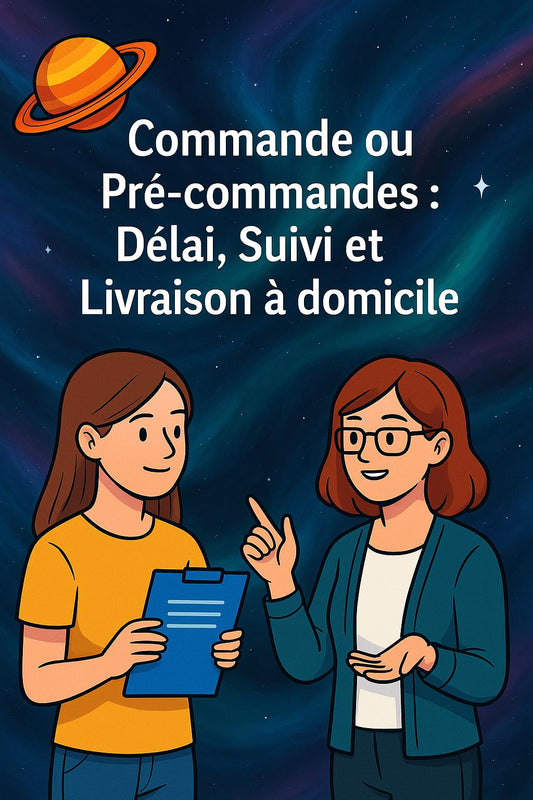 Commande ou Pré-commandes : Délai, Suivi et Livraison à domicile