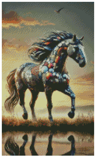 🪐Cheval Vitrail  | Diamond Painting Premium Galaxiart