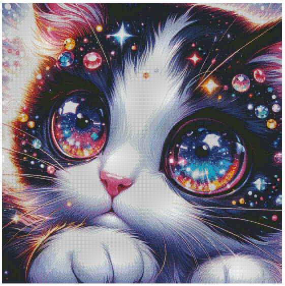 🪐 Cosmo’Cat – Le Gardien des Étoiles  | Diamond Painting Premium Galaxiart - Collection Signature