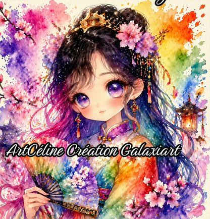 Eclats du monde - Regards & Traditions | Diamond Painting Premium Galaxiart