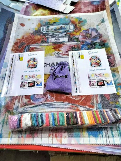 🪐 Faucheuse Chromatique – L’Énergie de la Mort Diamond Painting Premium Galaxiart – Collection Signature