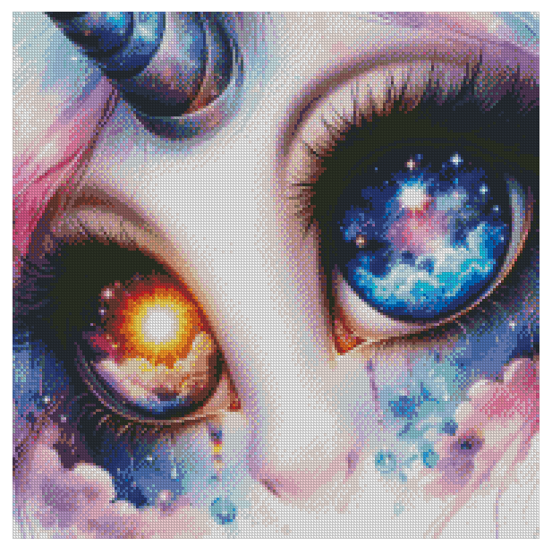 Regards Cosmiques – Entre Rêve & Infini | Diamond Painting Premium Galaxiart - Collection Signature