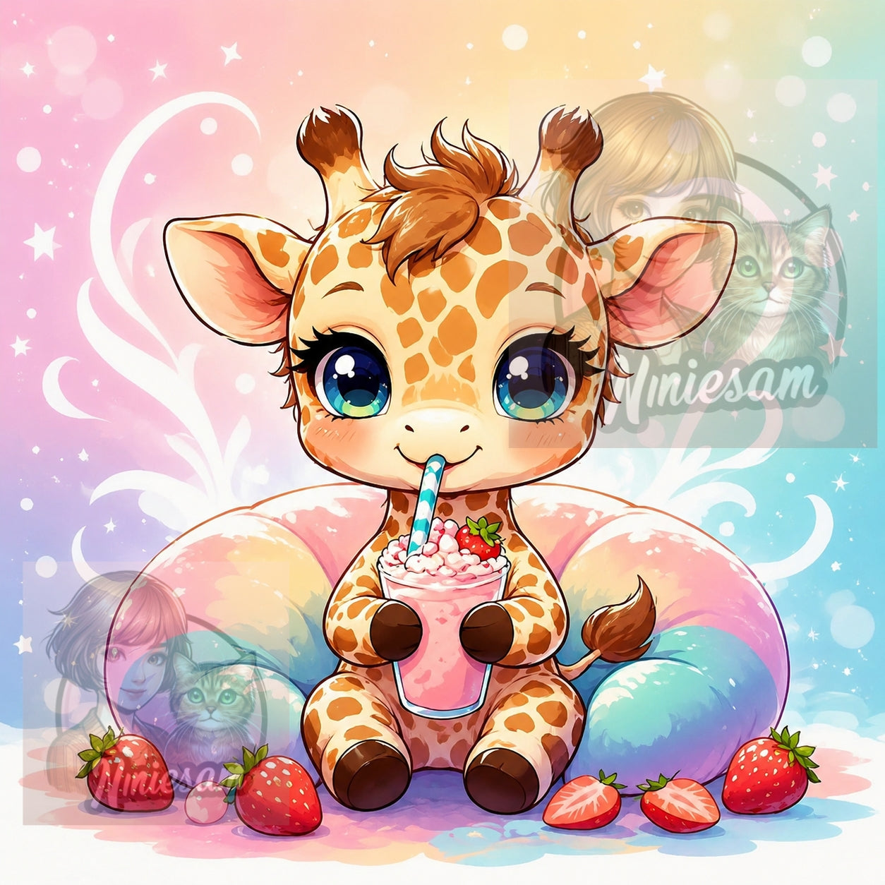 Collection Baby Sweet Dreams — Animaux Kawaii Gourmands | Diamond Painting Premium Galaxiart - Collection Signature