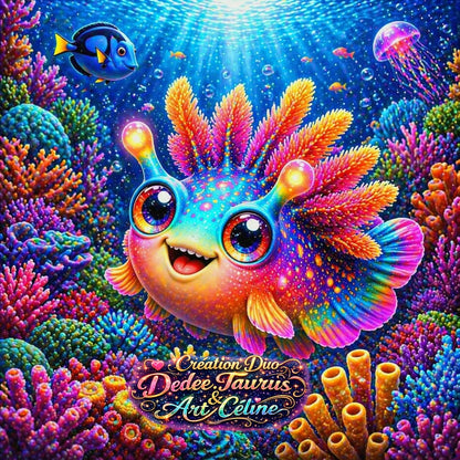 Collection Récifs Arc-en-Ciel | Diamond Painting Premium Galaxiart - Collection Signature