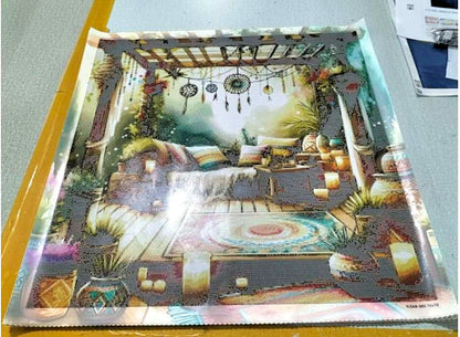 🪐 Faucheuse Chromatique – L’Énergie de la Mort Diamond Painting Premium Galaxiart – Collection Signature