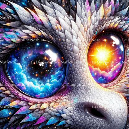 Regards Cosmiques – Entre Rêve & Infini | Diamond Painting Premium Galaxiart - Collection Signature