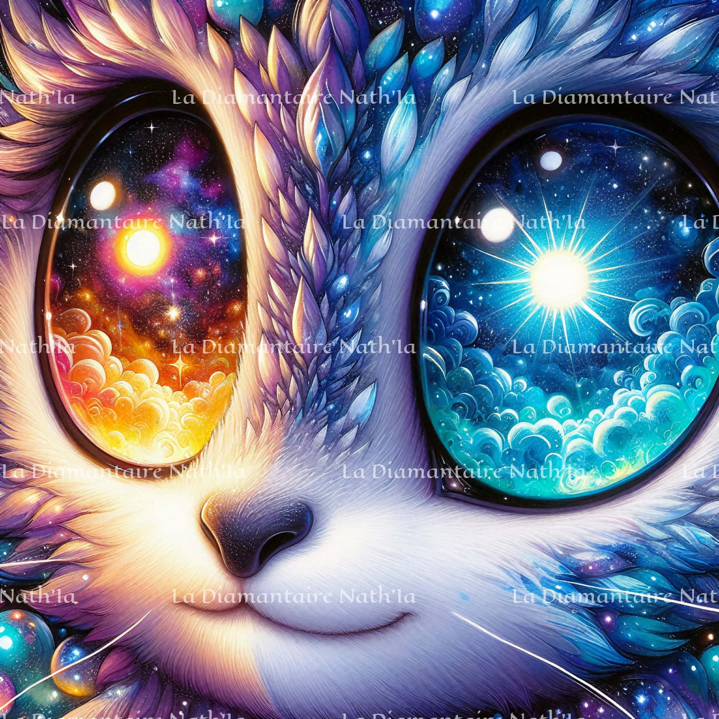 Regards Cosmiques – Entre Rêve & Infini | Diamond Painting Premium Galaxiart - Collection Signature