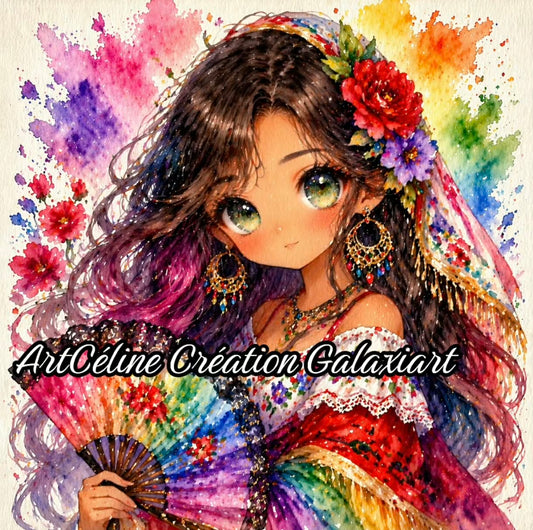 Eclats du monde - Regards & Traditions | Diamond Painting Premium Galaxiart