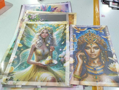 🪐 Faucheuse Chromatique – L’Énergie de la Mort Diamond Painting Premium Galaxiart – Collection Signature