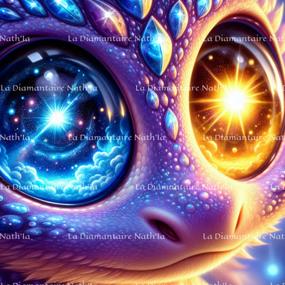 Regards Cosmiques – Entre Rêve & Infini | Diamond Painting Premium Galaxiart - Collection Signature