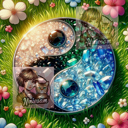 Harmonie Spirituelle – Lotus, Bouddha & Énergie Zen | Diamond Painting Premium Galaxiart - Collection Signature