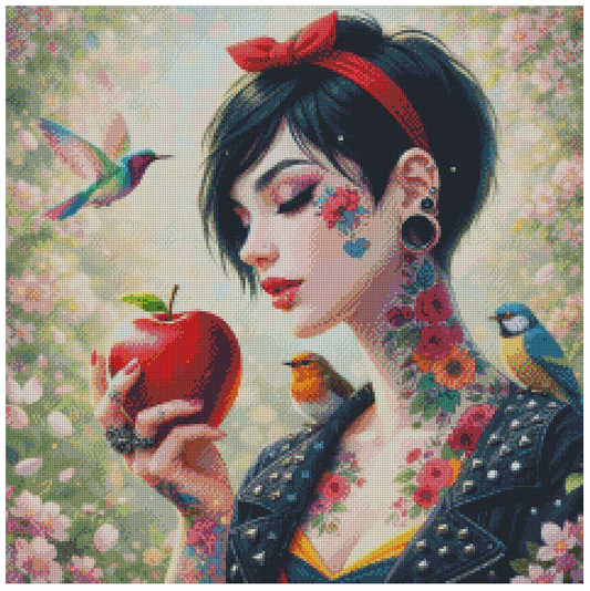 🪐Blanche-Neige  moderne, libre et affirmée | Diamond Painting Premium Galaxiart