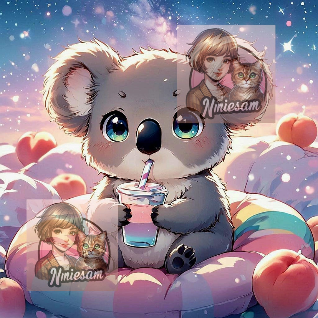 Collection Baby Sweet Dreams — Animaux Kawaii Gourmands | Diamond Painting Premium Galaxiart - Collection Signature