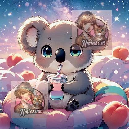 Collection Baby Sweet Dreams — Animaux Kawaii Gourmands | Diamond Painting Premium Galaxiart - Collection Signature