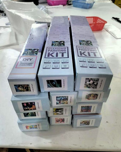 🪐 Faucheuse Chromatique – L’Énergie de la Mort Diamond Painting Premium Galaxiart – Collection Signature