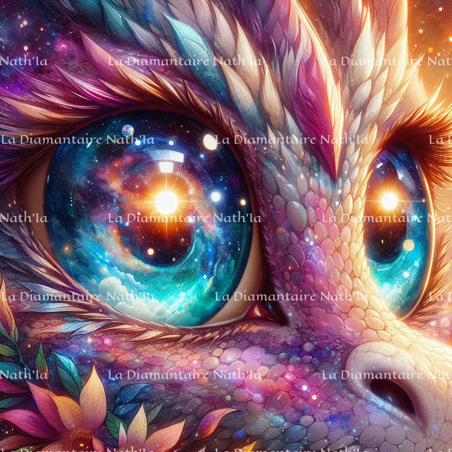 Regards Cosmiques – Entre Rêve & Infini | Diamond Painting Premium Galaxiart - Collection Signature