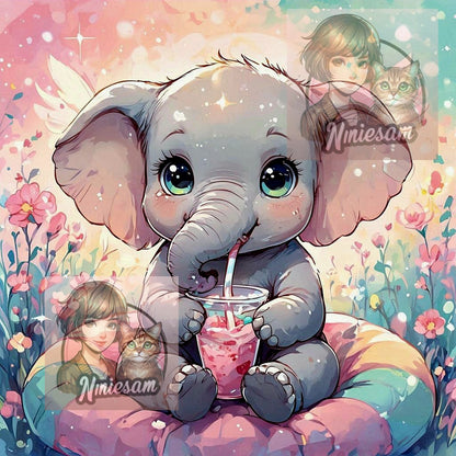 Collection Baby Sweet Dreams — Animaux Kawaii Gourmands | Diamond Painting Premium Galaxiart - Collection Signature