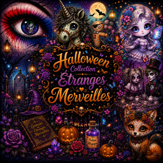 Halloween 🖤 Collection Étranges Merveilles – Diamond Painting Galaxiart