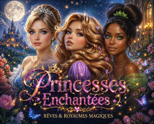 🪐Princesses Enchantées – Rêves & Royaumes Magiques  | Diamond Painting Premium Galaxiart - Collection Signature
