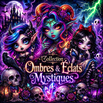 🪐 Collection Ombres & Éclats Mystiques  | Diamond Painting Premium Galaxiart - Collection Signature