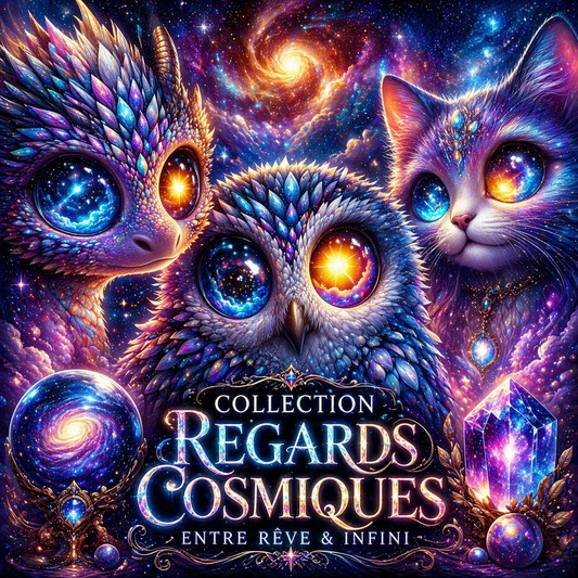 Regards Cosmiques – Entre Rêve & Infini | Diamond Painting Premium Galaxiart - Collection Signature