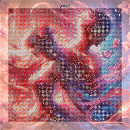 🪐Amour électrique  | Diamond Painting Premium Galaxiart - Collection Signature
