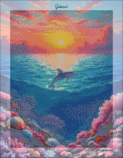 🪐 L’Appel de l’Océan | Diamond Painting Premium Galaxiart - Collection Signature