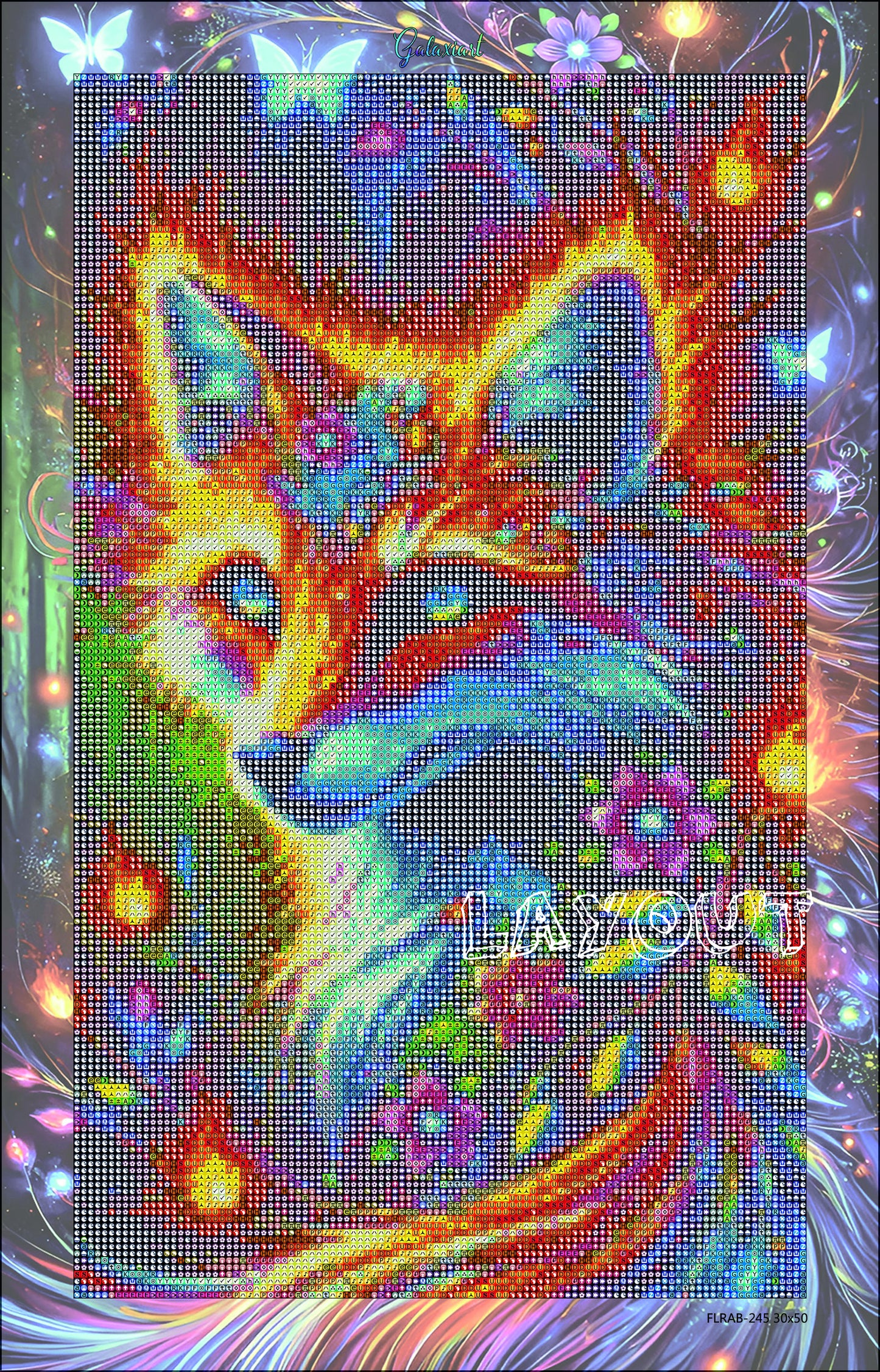 🪐 Le Renard de Feu – Gardien des Lumières | Diamond Painting Premium Galaxiart