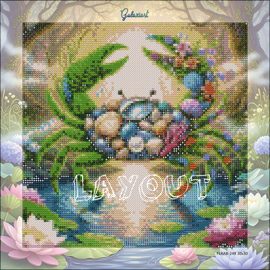 Cancer, Gardien des Marées | Diamond Painting Premium Galaxiart